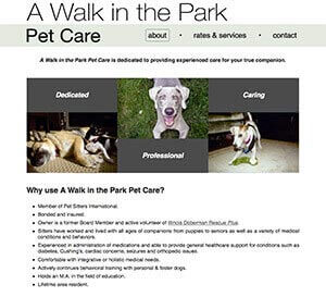 a walk in the park pet care